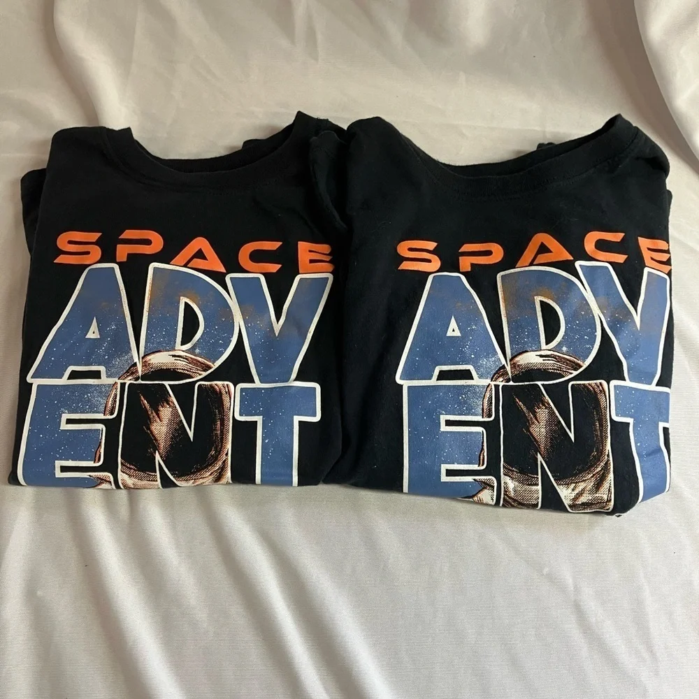 Space Adventure Kids Black T-Shirt
